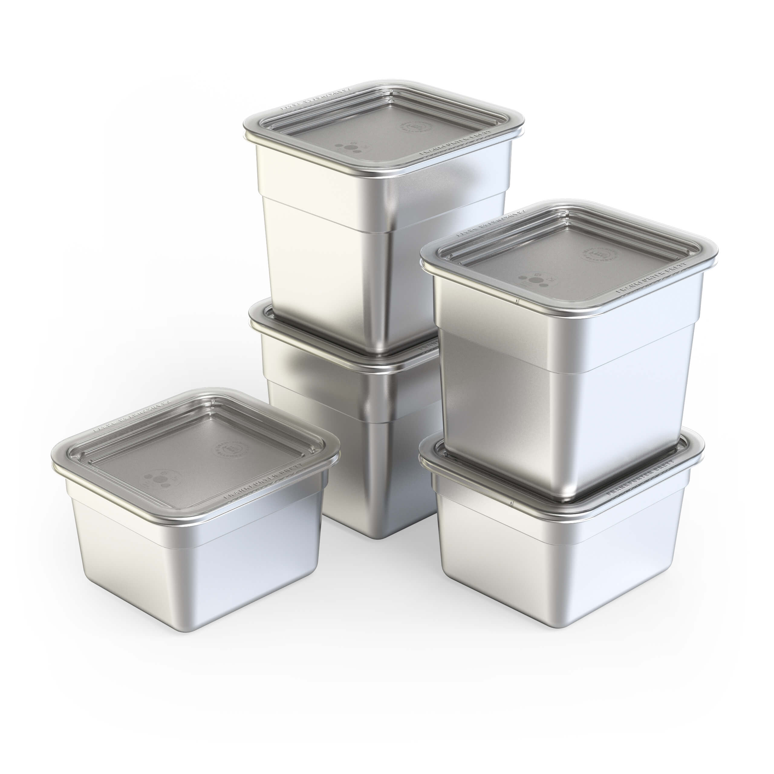 Container set B°6 Stainless steel