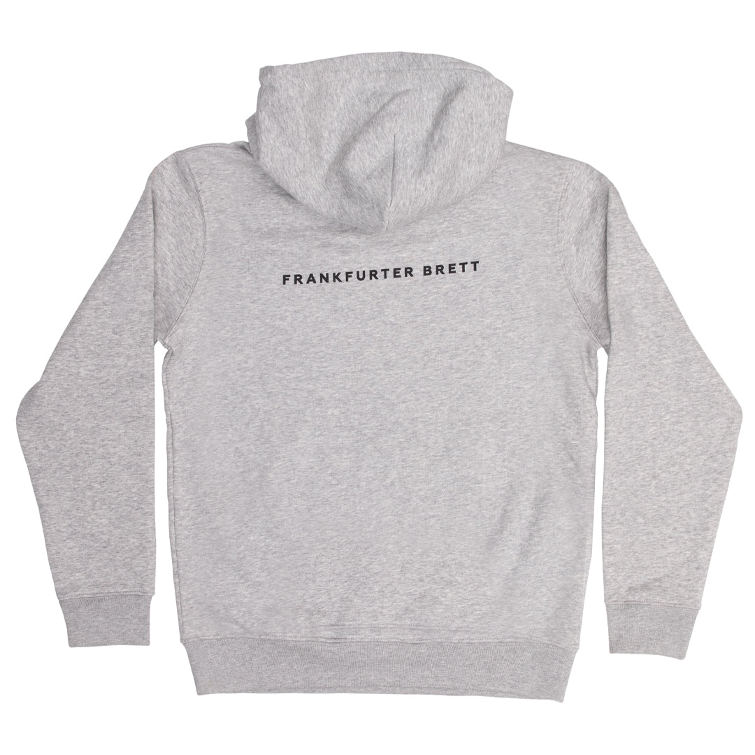 HOODIE FOODBÜRGER | HEATHERGRAU / ANTHRAZIT