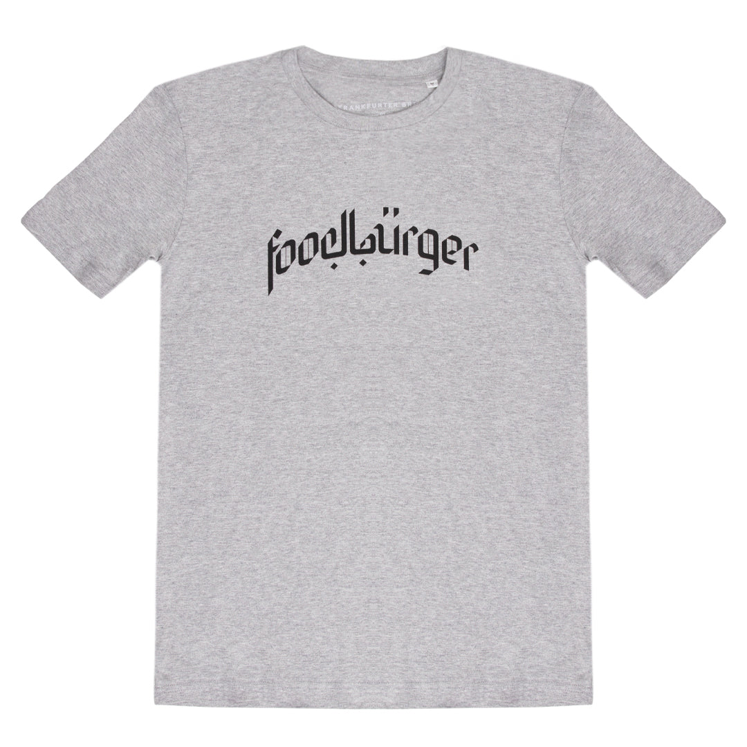 T-SHIRT FOODBÜRGER | HEATHERGRAU / ANTHRAZIT