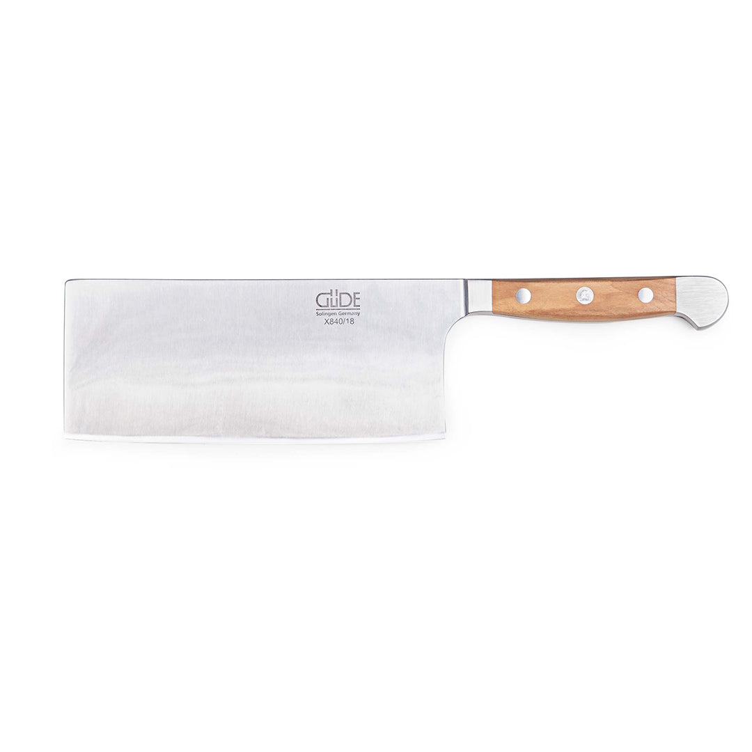 GÜDE ALPHA OLIVE / CHINESISCHES MESSER 18cm